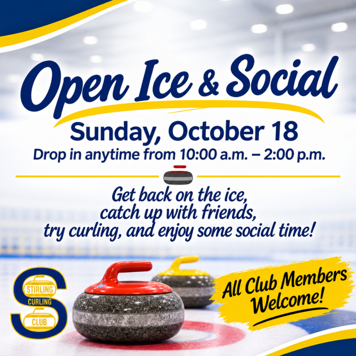 open ice social curling poster